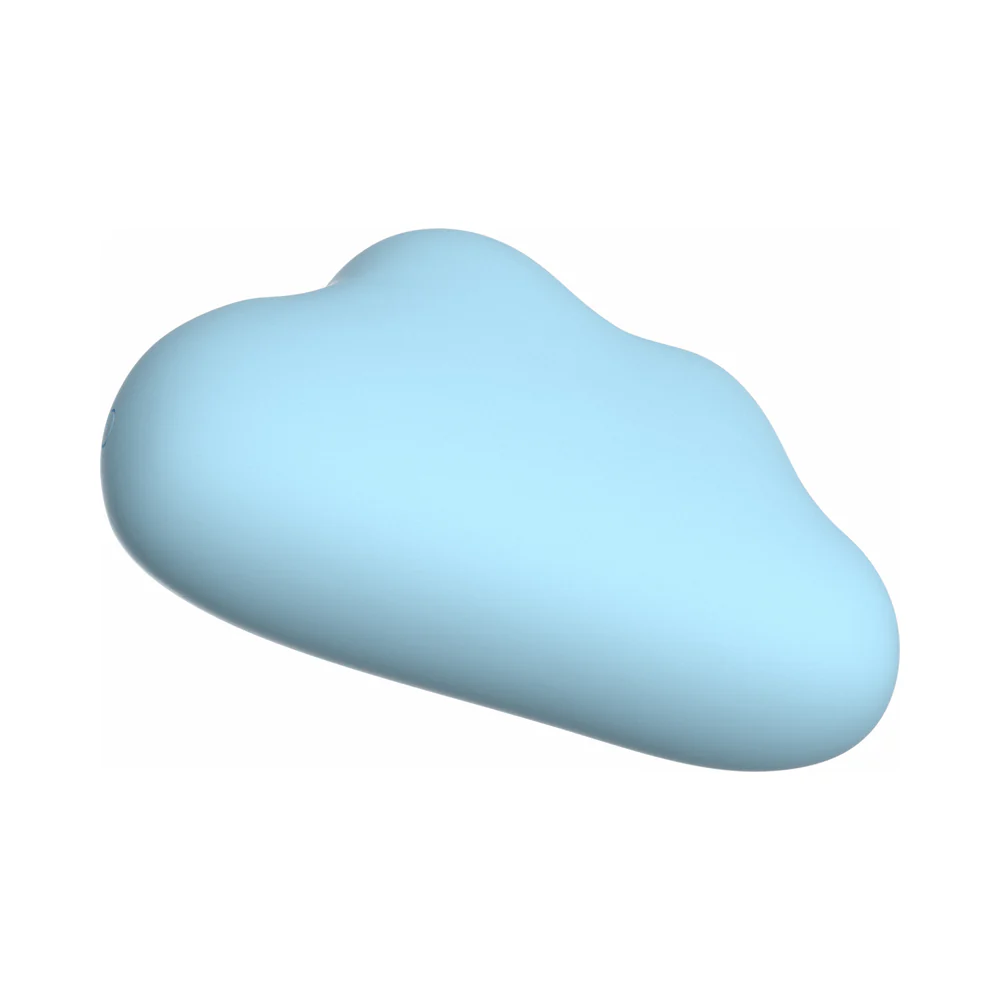 cuddle cloud silicone lay on vibrator blue clit massager