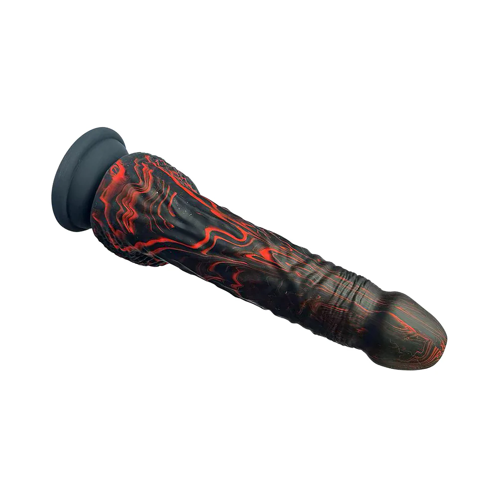 bedrocker thrusting gyrating silicone dildo with remote suction cup