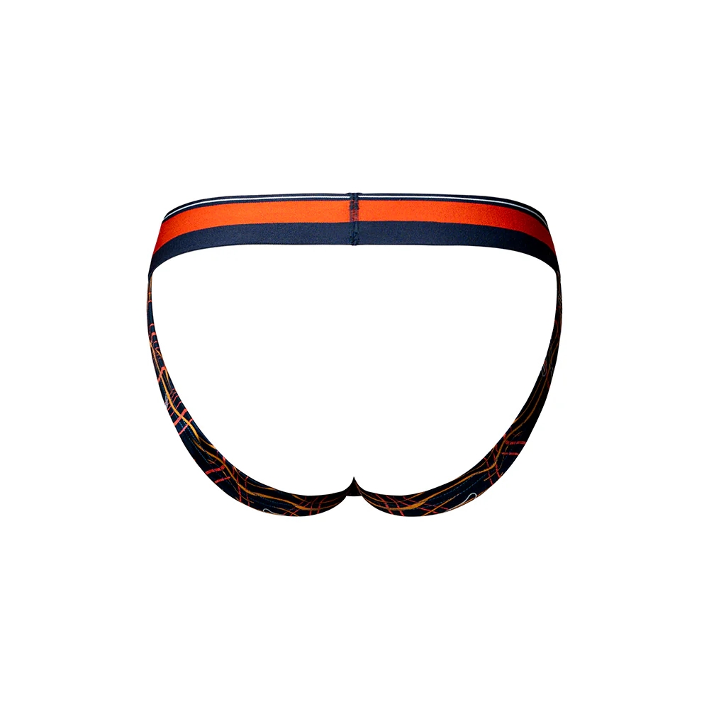 Male Power Soo Cumfy Jock Navy/Orange
