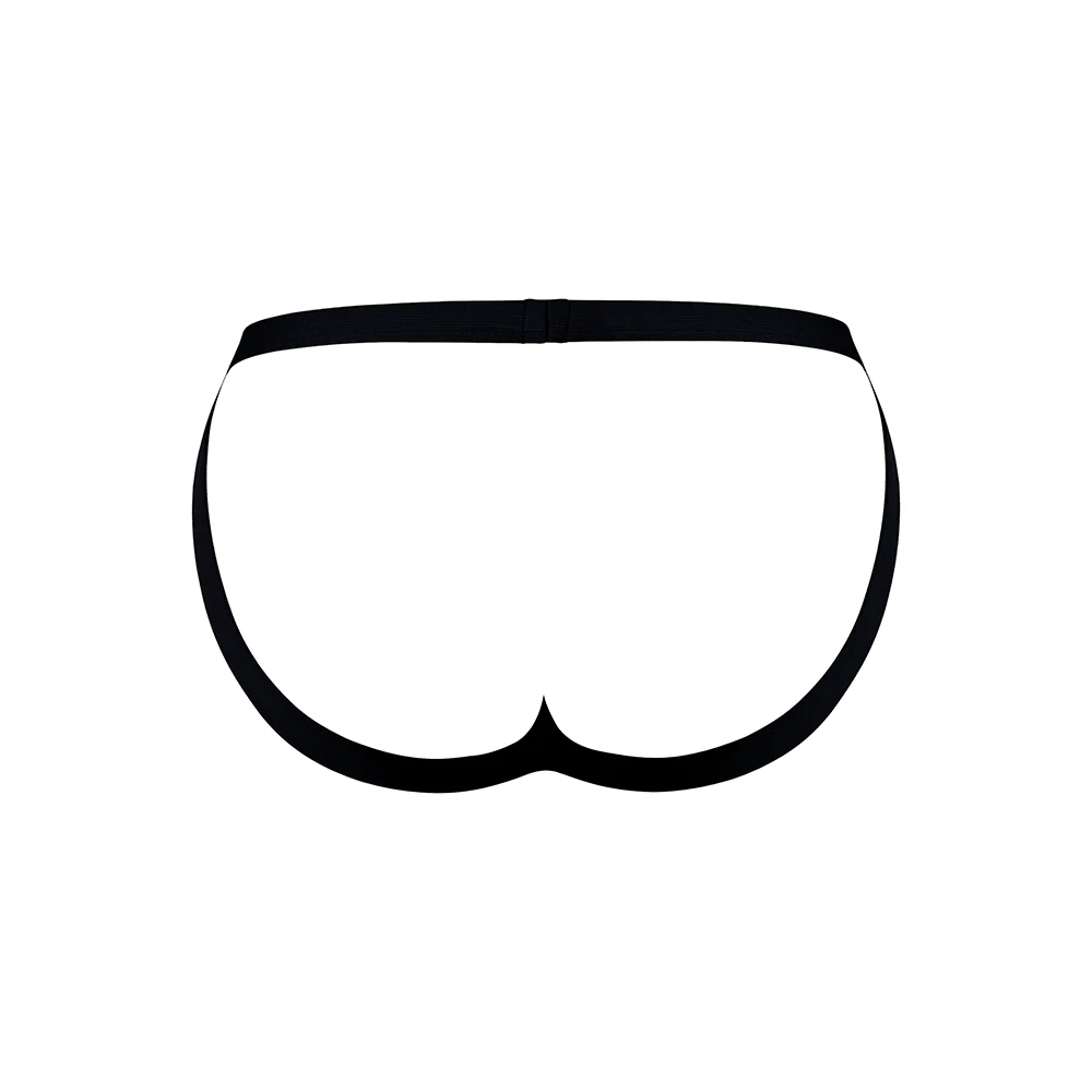 Male Power Hot Mesh Jock Black/Red