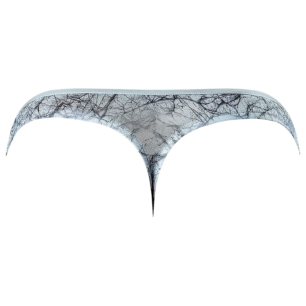 Male Power Marble Mesh Mini Moonshine Silver Blue