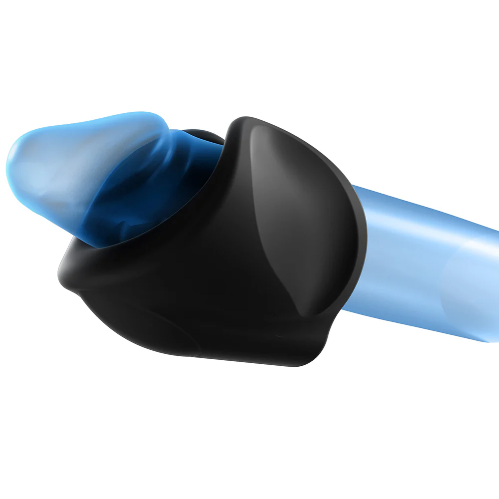 Man.Wand Starter Vibrating Silicone Masturbator Black