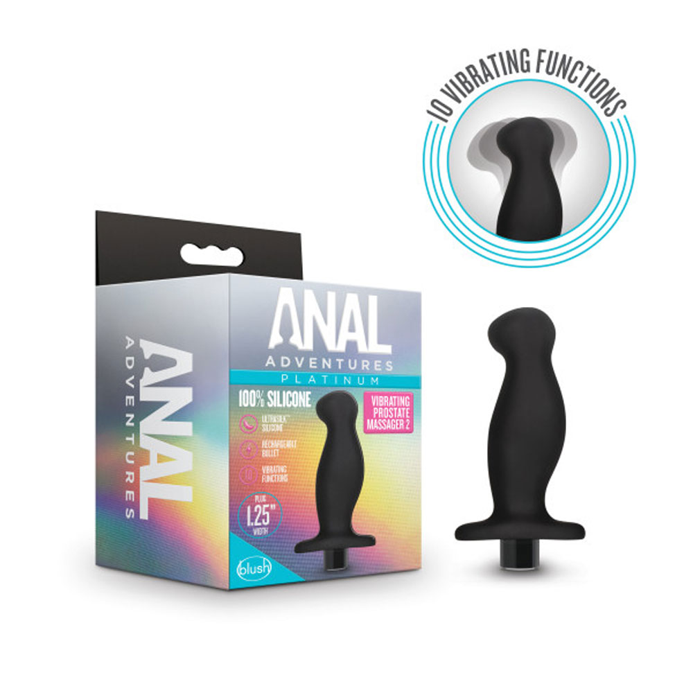 Anal Silicone Vibrating Prostate Massager