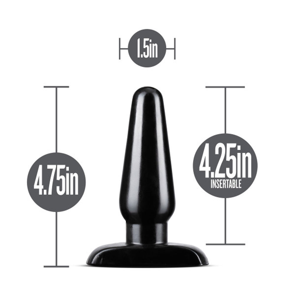 Anal Medium Butt Plug Black
