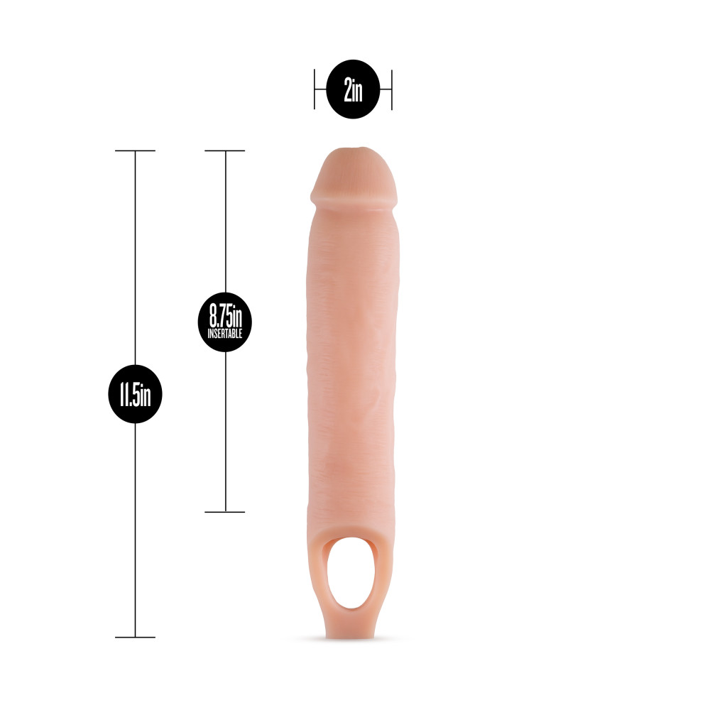 11.5 in. Cock Sheath Penis Extender Sling Beige