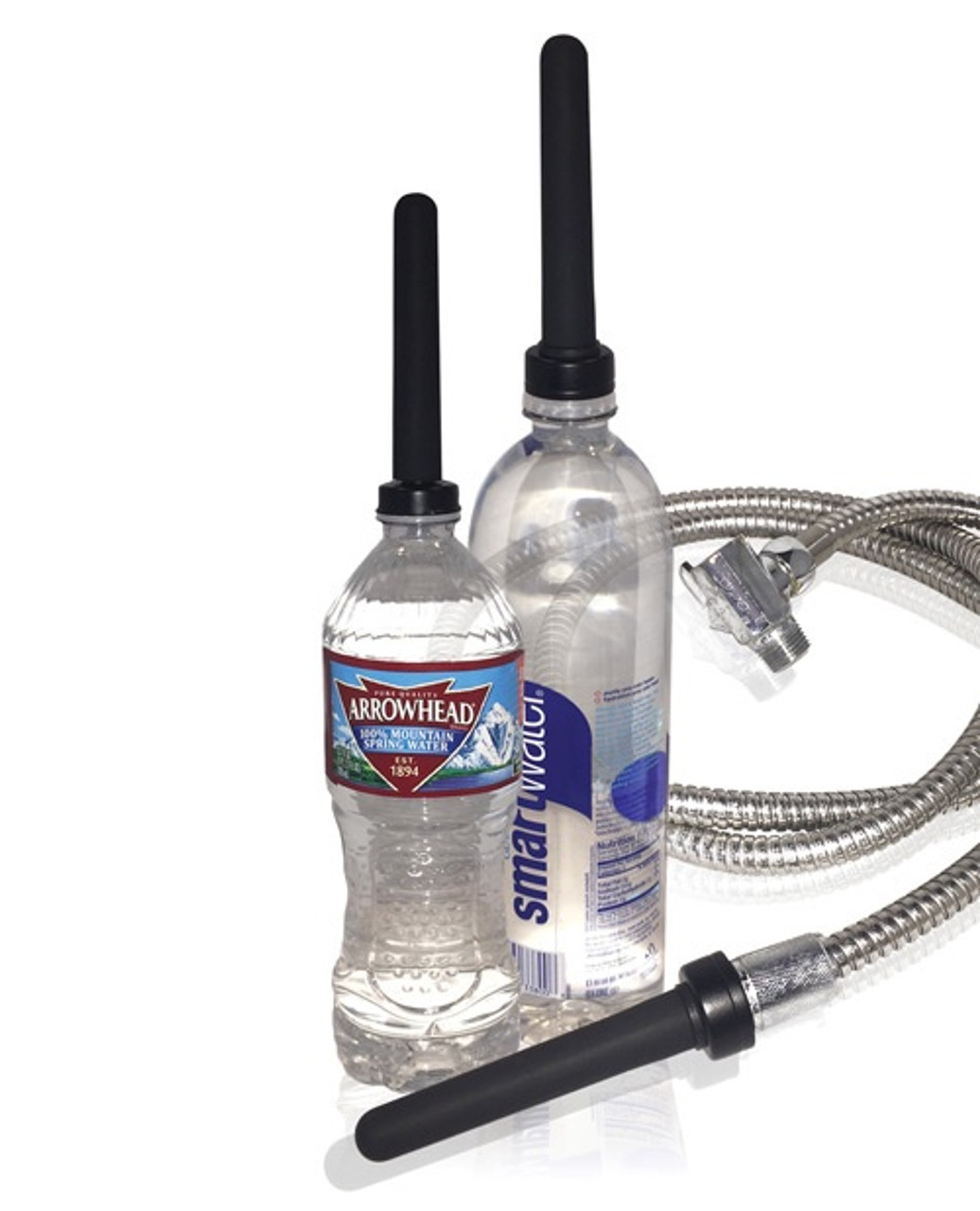 On-the-Go Silicone Douche Kit with Water Bottle Adapters