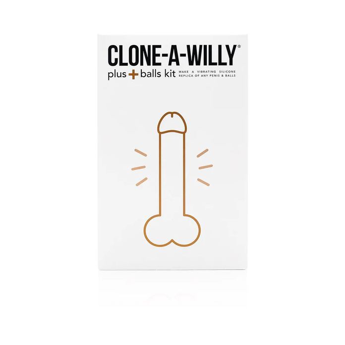 Clone-A-Willy DIY Vibrating Dildo Kit with Balls Beige