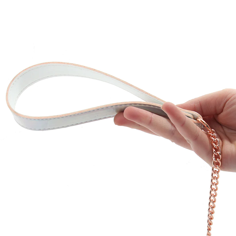 Cosmo Bondage Collar & Leash Rainbow