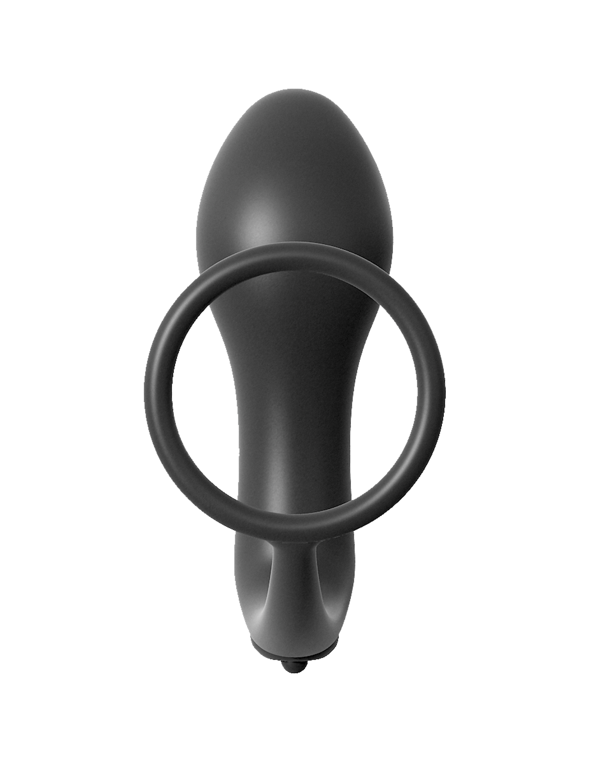 Anal Fantasy Collection Silicone Ass-Gasm Vibrating Cockring & Butt Plug