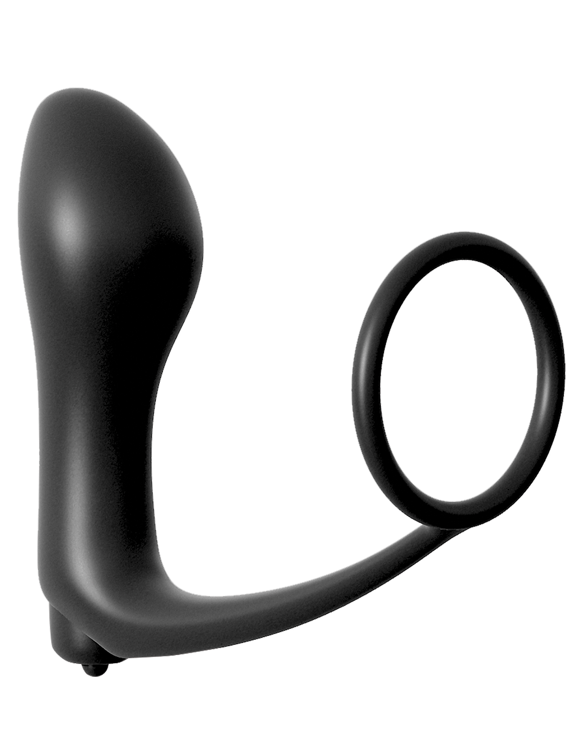Anal Fantasy Collection Silicone Ass-Gasm Vibrating Cockring & Butt Plug