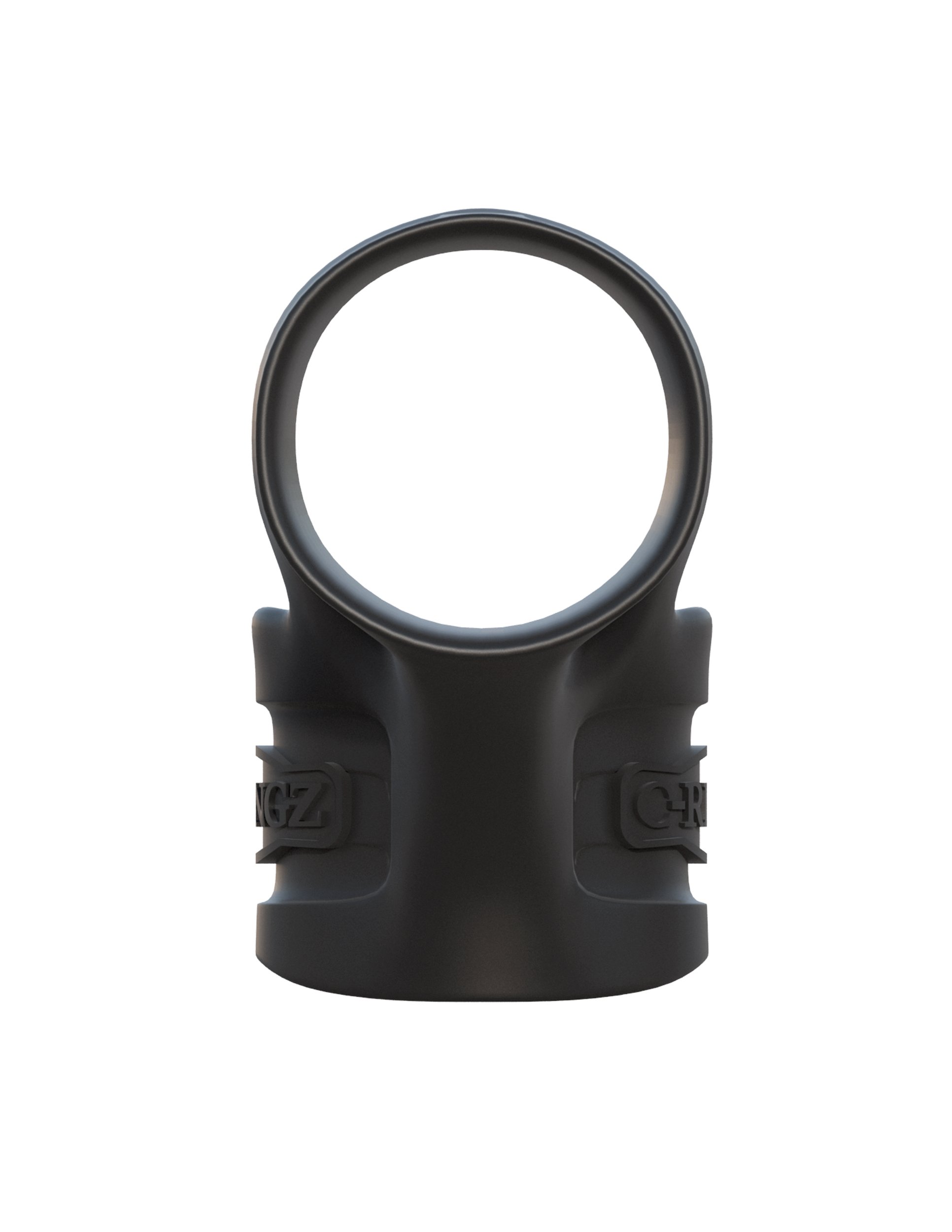 Mr. Big Cock Ring & Ball Stretcher Silicone Sling Black